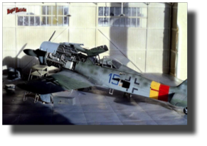 Focke Wulf Fw190 D. Scratch built in metal by Rojas Bazán. 1:15 scale.